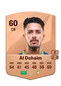 Amaar Al Dohaim Crediti FC 25