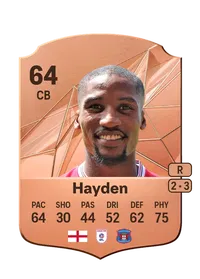 Aaron Hayden Monedas FC 25