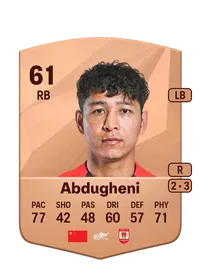 Abduhamit Abdugheni Crédit FUT