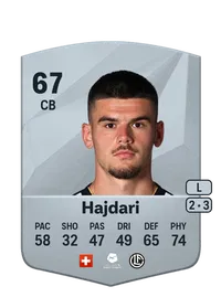 Albian Hajdari Credit FC25