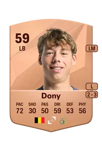Arnaud Dony Monedas FIFA 25