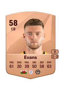 Cameron Evans Monedas FC25