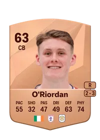 Connor O'Riordan Acheter Credit FC 25