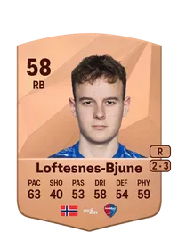 Filip Loftesnes-Bjune Crediti FC 25