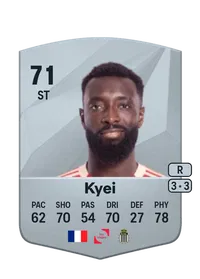 Grejohn Kyei Achat Credit FC 25
