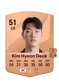 Hyeon Deok Kim Crédit FUT