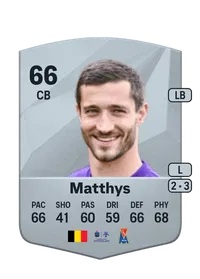 Hervé Matthys Monedas FC25