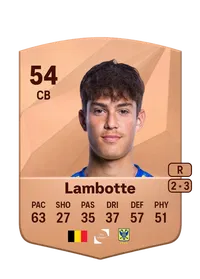 Hugo Lambotte Crediti FC25