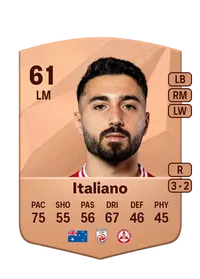 Jacob Italiano Achat Credit FC 25