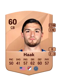 Justin Haak Credit FC 25