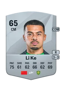 Ke Li Credits FC 25
