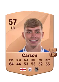 Matty Carson Crediti FC 25