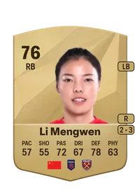 Mengwen Li Credit FC25