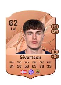 Oskar Sivertsen Crediti FC25