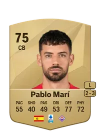 Pablo Marí Villar Crediti FIFA 25