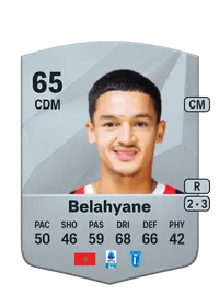 Reda Belahyane Monedas FC 25