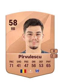 Sergiu Pîrvulescu Monedas EA FC 25