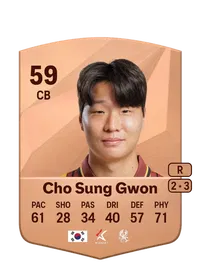 Sung Gwon Cho FIFA Ultimate Team Coins Kaufen