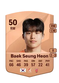 Seung Heon Baek Comprare Crediti FC25