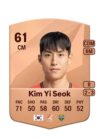Yi Seok Kim Achat Credit FC 25