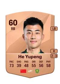 Yupeng He Credit FC25