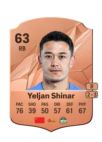 Yeljan Shinar FUT Crédit