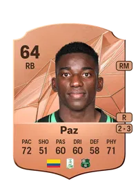 Yeferson Paz Acheter Credit FC25